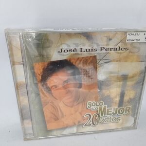 JOSE LUIS PERALES - Solo Lo Mejor: Jose Luis Perales 20 Exitos CD New Sealed . 